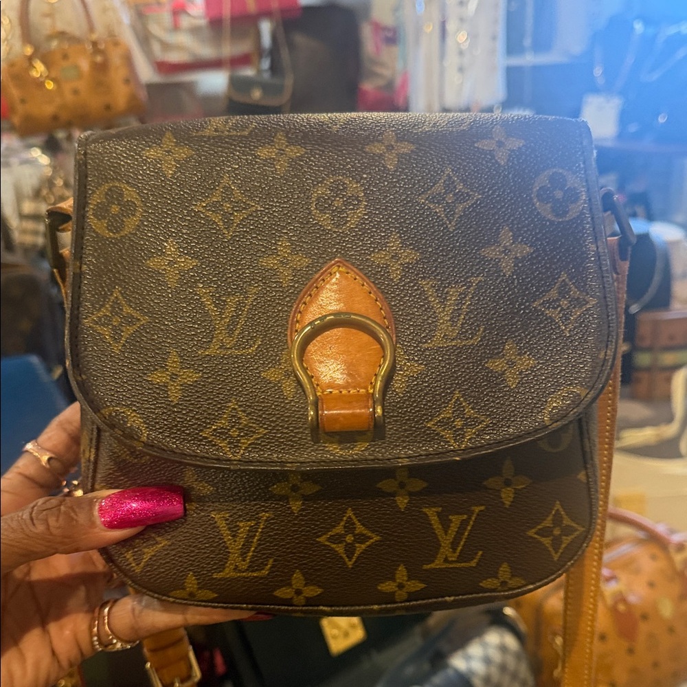Authentic St. Cloud Monogram Crossbody Bag - image 1